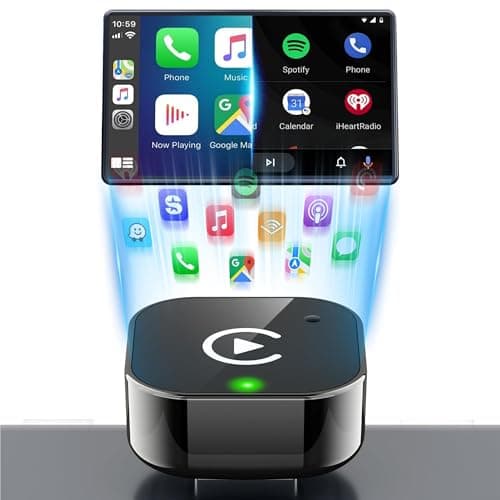 2026 Upgraded 2-in-1 Wireless CarPlay Adapter for iPhone & Android Auto, Plug and Play, Convert Wired to Wireless, Fast Auto-Connect & No Latency, USB-A/USB-C for 98% Factory Wired Cars - Image 1