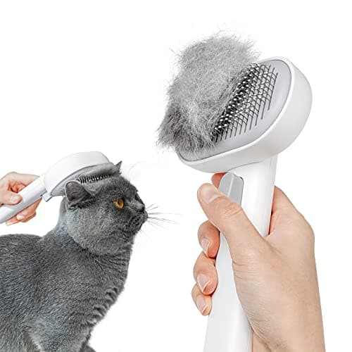 Aumuca Cat Brush for Shedding, Cat Brushes for Indoor Cats, Cat Brush for Long or Short Haired Cats, Cat Grooming Brush Cat Comb for Kitten Rabbit Massage Removes Loose Fur - Image 1