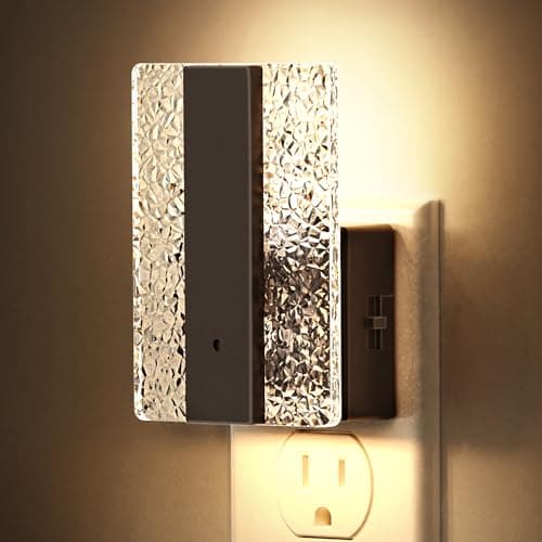 L LOHAS LED Night Light Plug into Wall, 0-100LM Dimmable Night Light with Dusk to Dawn Sensor, Decorative Plug in Night Lights for Bathroom, Hallway, Bedroom, Stairway, 1 Pack - Image 1
