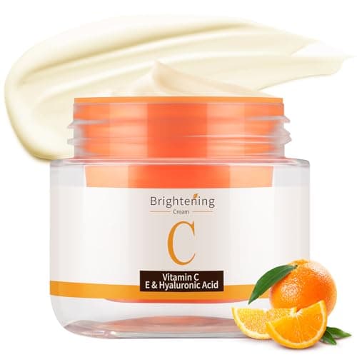 GUOYAOLIFU Vitamin C Face Cream, Vitamin Moisturizer C Creams with Hyaluronic Acid Squalane, V C Cream Face For Fine Lines & Tightening Skin Wrinkles, Antioxidant Firming Cream - Image 1