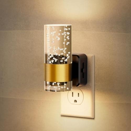 JandCase Night Light, Night Lights Plug into Wall,3000K Dimmable LED Night Light with Adjustable Brightness, Automatic Night Lights Plug in with Auto Light Sensor, for Bathroom Hallway Decor-1 Pack - Image 1