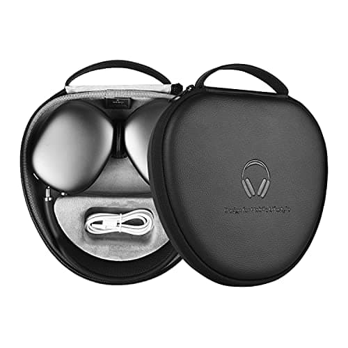 for Apple AirPods Max Case Accessory: WIWU AirPod Max Case with Sleep Mode | Airpod Max Accessories for Apple Headphones | Ultra-Slim Travel Carrying Case | Portable Storage Bag | Black - Image 1