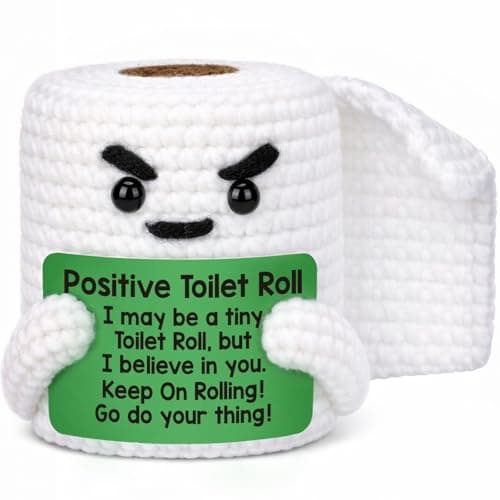 TuSuQing Funny Positive Crochet Animals Christmas Stocking Stuffers Gifts for Men Women Friend Brother Coworker Man Birthday Small Gag Handmade Knitted Cute Relaxing Gifts - Image 1