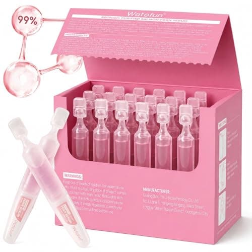 Salmon DNA PDRN One Day Face Serum with Collagen for Deep Hydration, 99% Salmon DNA PDRN Ampoule for Sensitive Skin, Fast-Absorbing Korean Skincare Formula, Portable Vials 0.05 fl.oz x 20e - Image 1