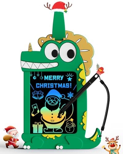 TEKFUN NanoDoodle Gift for Kids, Dinosaur Boys Toys 4.5in LCD Drawing Board, Activity Portable Gift Personality Tag Kid Toys for Birthday Christmas Gift 3-10 Years - Image 1