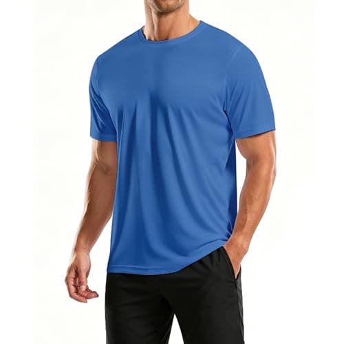 Swim Shirts for Men: UPF 50+ Sun Shirts SPF Rash Guard Quick-Dry Fishing T-Shirts - Image 1