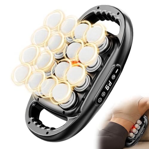 Binxalin 16 Head Deep Tissue Massage Gun, Handheld Percussion Massager for Back, Neck, Shoulders & Legs, 9 Modes, 9 Intensities, Muscle Recovery & Relaxation Gift for Men & Women - Image 1