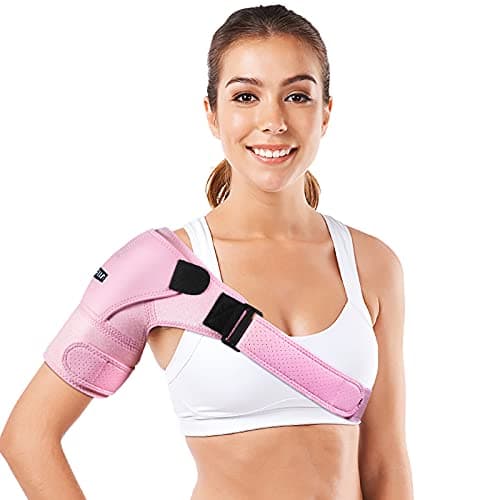 Shoulder Brace for Women and Men Recovery Shoulder. Adjustable Shoulder Support for Rotator Cuff, AC Joint Pain Relief, Shoulder Injuries. Perfect Fit Shoulder Compression Sleeve (One Size Regular) - Image 1