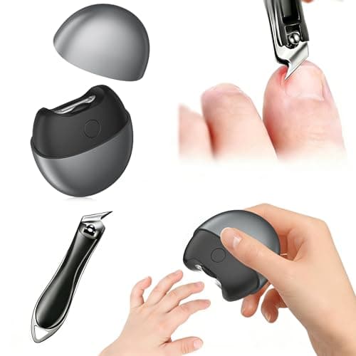 Electric Nail Clipper,2026 Improved Nail Clippers Set, Includes an Automatic 3-in-1 Nail Clippers,a Slanted Nail Clipper(for Ingrown Toenails&Fingernail) Ideal for Babies, Children, Adults and Seniors - Image 1