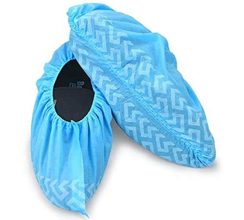 Disposable Boot & Shoe Covers 200 Pcs Non Slip Durable for Indoor and Outdoor, Fits Most US Men's or Women's Size - Image 1