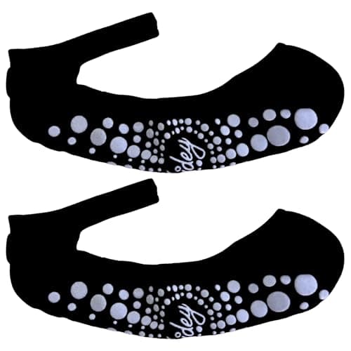 Hidey Style Premium Grip Socks for Women (1 Pair), Stylish Anklet with Gel Grips for Pilates & Yoga – Breathable Women’s Socks - Image 1