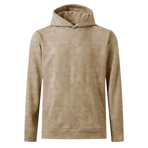 M MAELREG Sweatshirt for Men Long Sleeve Performance Athletic Print Golf Pullover Winter Midlayer Mens Hoodie - Image 1