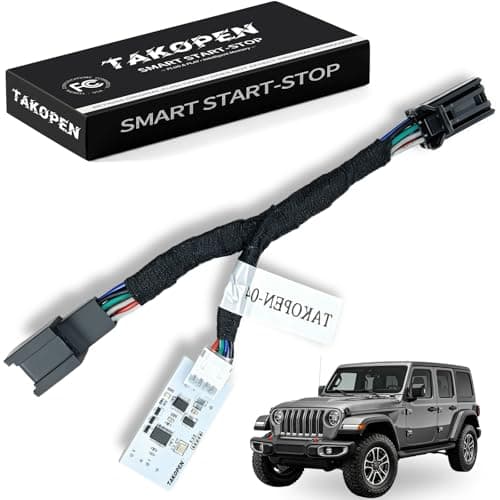 TAKOPEN Auto Start Stop Eliminator Compatible with 2018-2025 Jeep Wrangler JL and 2020-2025 Jeep Gladiator JT FCC Compliant Engine Disable Device for US and Canada Models - Image 1