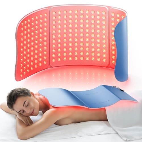 Hello Face Extra Long 30''x12'' Red Light for Body, 264 x Triple-Chip LEDs Large Red Light Mat Portable Near Infrared 660nm & 850nm for Full Body Back Hips Joint 36W - Image 1