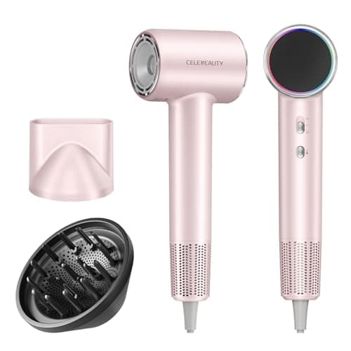 Hair Dryer Blow Dryer with Magnetic Diffuser & Nozzle, 110000 RPM Brushless Motor Ionic Hairdryer for Fast Drying & Frizz Control, Lightweight Low Noise Blowdryer for Home Travel Salon, All Hair Types - Image 1
