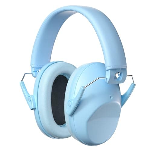 ProCase Kids Noise Cancelling Headphones, Kids Ear Protection Monster Jam Truck, Fireworks Hearing Protection Noise Reduction, Noise Canceling Earmuffs for Sensory Autism Toddler Children -Skyblue
