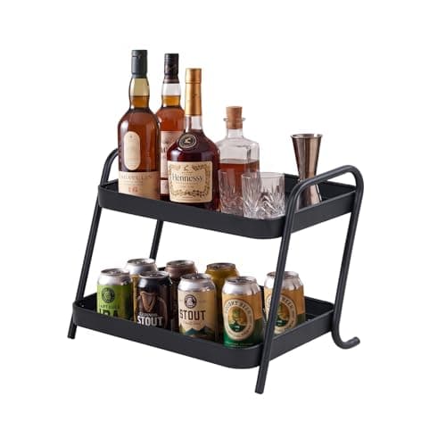 NobleForm 2-Tier Desk Organizer Multifunctional Storage Shelves for Office, Dresser, Kitchen, Stylish Organizer for Cosmetics, Office Supplies, Food, Compact, Durable, Space-Saving Design for Women - Image 1