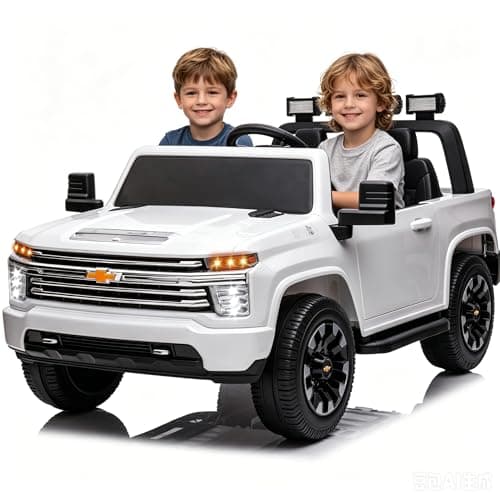 24V Ride on Toys for Kids,2 Seater Ride on Car for Kids Remote Control Kids Electric Cars Kids Driving Car with Bluetooth, Power of Wheel Car for Kids Truck for All Types of Road - Image 1