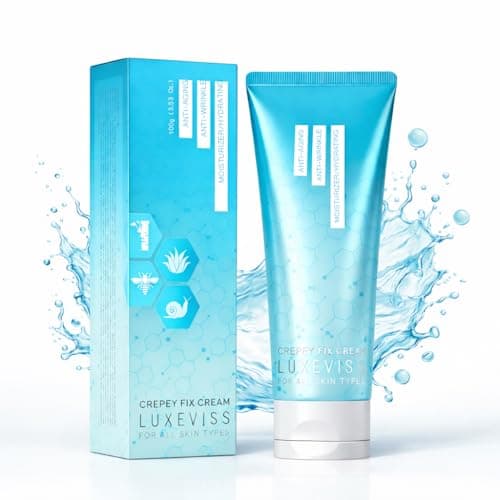 Advanced Crepey Skin Repair Cream - Intensive Anti-Wrinkle & Sagging Skin Tightening Moisturizer - Targeted Treatment for Face, Neck, Chest, Arms & Body - Deep Hydration for Smooth, Firm Skin, 3.35 Oz - Image 1