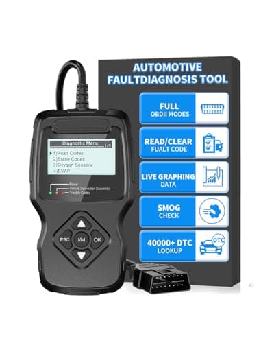 Car OBD2 Scanner, OBD2 Scanner Diagnostic Code Reader Tool with I/M Readiness, Data Stream, Battery Tester, Check Engine Light with Reset, OBDII/EOBD Car Diagnostic Scanner for All Vehicles After 1996 - Image 1