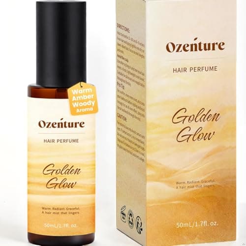 Ozenture Hair Perfume for Women - Amber Woody Hair Mist & Body Spray, Warm Lightweight Fragrance for Hair, Wigs & Fabric, Long-Lasting Travel Size Spray, 50mL - Image 1