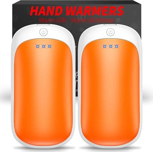 Lerat 2 Pack Hand Warmers Rechargeable, Portable Electric Hand Warmers Reusable, Portable Pocket Heater, Gifts for Men Women Kids, Hunting, Golf, Camping Accessories - Image 1