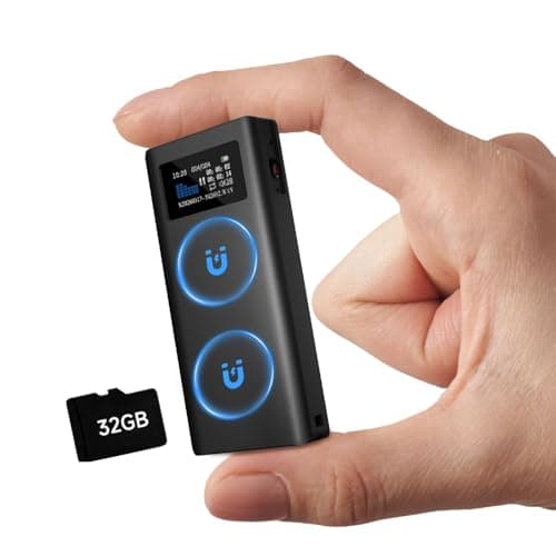 Volorful 32G Magnetic Voice Activated Recorder, 3000mAh-350Hrs Battery Time