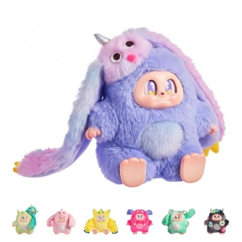 POP JOY Monster Cupa Twin Universe Series Plush Blind Box – Soft Vinyl Plush Monster Collectible, Cute Mystery Stuffed Toy with Hanging Loop Birthday Holiday Pendant Gift (One Random Box) - Image 1