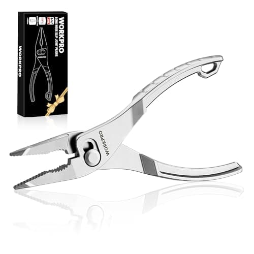 WORKPRO 4.5 Inch Long Nose Slip Joint Pliers, Small Pliers for Tight Spaces - Image 1