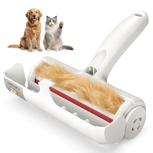 ORDORA Pet Hair Removal Tool: Reusable Lint Roller for Pet Hair - Portable Pet Hair Remover - Dog and Cat Hair Remover for Couch, Bedding, Car, Rugs & Furniture, Eco-Friendly, for Multi-Pet Homes - Image 1