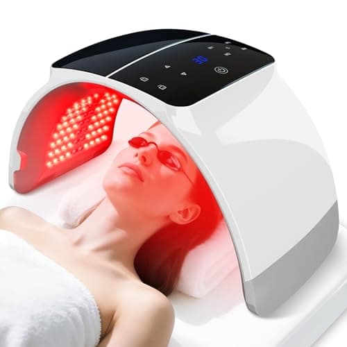 LED Light Therapy Machine FDA Cleared Red, Infrared and Blue Light Therapy, LED Face Mask Light Therapy Skin Care Photon Device for Wrinkle Reduction and Acne, G3 - Image 1