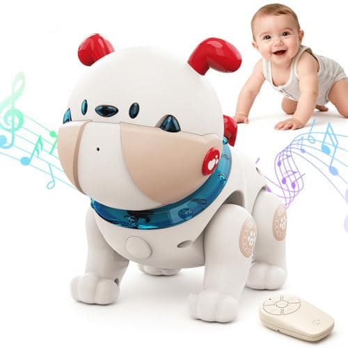 great dachong Baby Toys for 6-12 Months: Musical Crawling Dog Toy with Dancing, Recording & Lights, First Birthday Gift for Boys & Girls, Tummy Time Sensory Toy for Toddlers 1-3 - Image 1