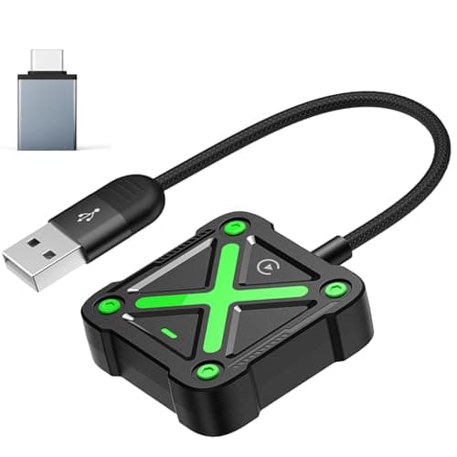 Velontork Wireless Carplay Adapter, Carplay Wireless Adapter for iPhone car Play Adapter, Plug & Play, No Latency for iPhone iOS10+ (Green)