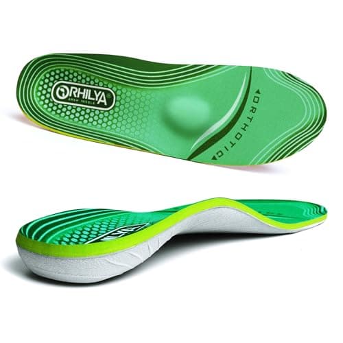 ORHILYA 220lbs+ High Arch Support Insert Plantar Fasciitis Relief Metatarsal Pain Orthotic Insole for Men & Women Standing All Day, Flat Feet Heel Comfort Work Boot Shoe Inserts,280MM Size 9 - Image 1