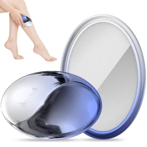 hoyesch Crystal Hair Eraser for Women and Men, Reusable Crystal Hair Remover Painless Exfoliation Epilators Hair Removal for Women, Magic Hair Eraser for Back Arms Legs (Gradient Blue) - Image 1
