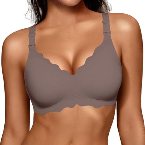 OEAK Womens Value Series Wireless Bras Push Up Soft Convertible Jelly Bra - Image 1