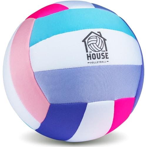 In The House Soft Indoor Volleyball for Girls (Ages 3+) – Realistic Feel and Bounce Home Training Ball for Indoor Play - Bring VBall Practice Home - Great Gift for any Volleyball Player - Image 1