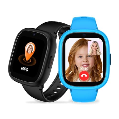 LAGENIO K3 Smart Watch for Kids with GPS Tracker, 1.7 Inch HD 4G Smartwatch with Video Calls, Texting, and Parental App, SOS, Music, Alarm Clock, School Mode, IP68 Waterproof for Ages 5-12 - Image 1
