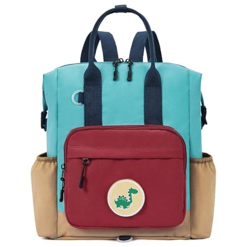 CLUCI Toddler Backpack Kids Backpacks For Boys Preschool Kindergarten Elementary Daycare Backpack For School & Travel Bookbag with 4 Detachable Cute Patches - Image 1