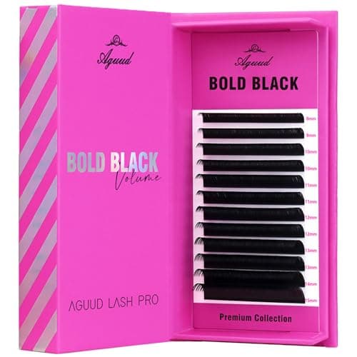 Lash Extensions Cashmere Volume Eyelash Cluster C CC D DD Curl 0.03 0.05 0.07mm Thickness 8-15mm Mix Length, Matte Black Premium False Eyelashes Wispy Lash Clusters Individual Eyelashes Natural Look - Image 1