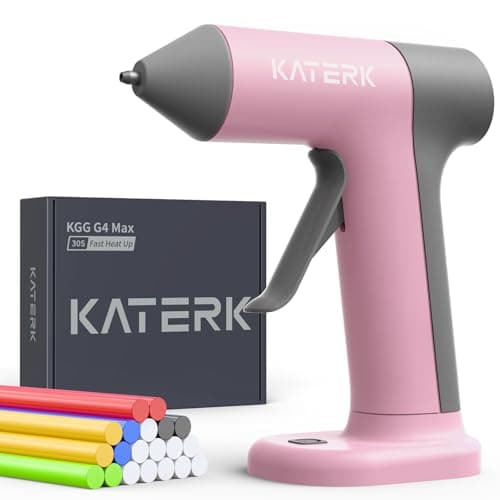 Mothers Day Gift, Cordless Hot Glue Gun Gifts Kit for Mom Grandma, 30s Fast Heating & 50PCS Premium Mini Glue Sticks, Rechargeable, Compact & Portable, Auto Shut-Off, Perfect for DIY, Crafts & Repairs - Image 1