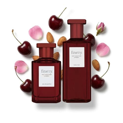 Fine'ry Not Another Cherry Eau De Parfum & Body Mist Gift Set | Fruity & Floral Notes Of Cherry, Rose & Almond | Fine Mist Spray & Perfume For Women | Fragrance Layering Duo (2oz + 5oz) - Image 1