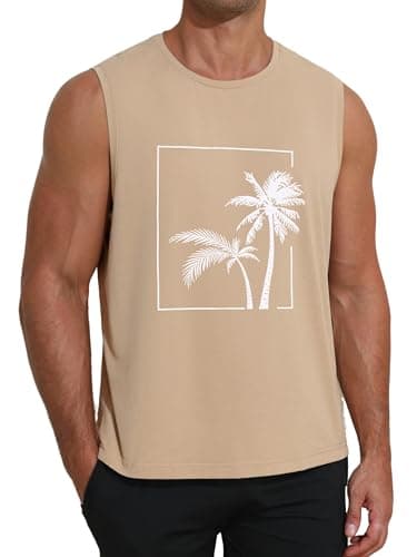 Gentlewarm Tank Tops Men Quick Dry Sleeveless Hawaiian Shirts Casual Running Muscle Athletic Tank Tops - Image 1