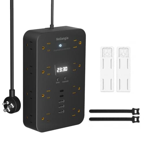Neliangia Surge Protector Power Strip