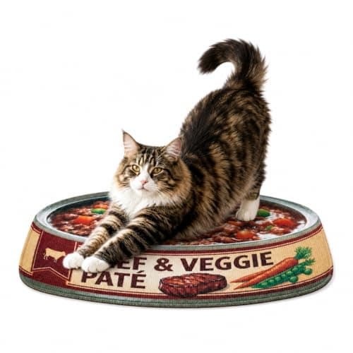 Decorative Cat Scratching Mat with Adhesive Backing, Multiple Shapes - Image 1