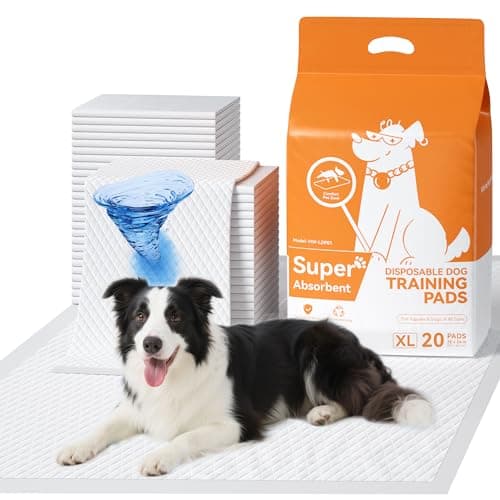 Meowant Puppy Pads, 20 Count - 35x24 Inch Super Absorbent Dog Pee Pads, 6-Layer Quick-Dry Leak-Proof Disposable Pee Potty Training Pads for Dogs and Cats, Extra Large - Image 1
