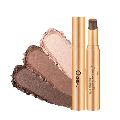 O'CHEAL 3 Color Gradient Eyeshadow Stick Matte Shimmer Waterproof Long-lasting Crease-proof & easy to apply, suitable for dailymakeup touch-ups,Eye shadow pen for Make Up 02#Pearls Shine On The Earth - Image 1