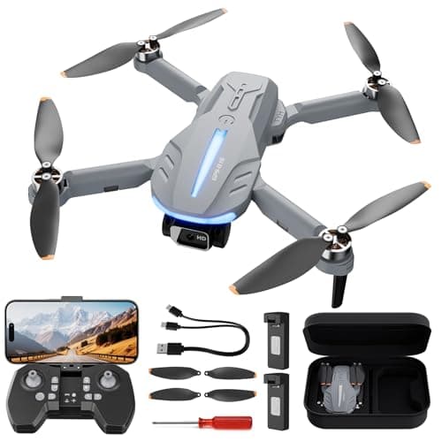 Drone with 4K Camera for Adults - B16 GPS Under 250g, Brushless Motor, Lightweight and Foldable RC Quadcopter for Beginners Toys Birthday Present, 50 Mins Long Flight - Image 1