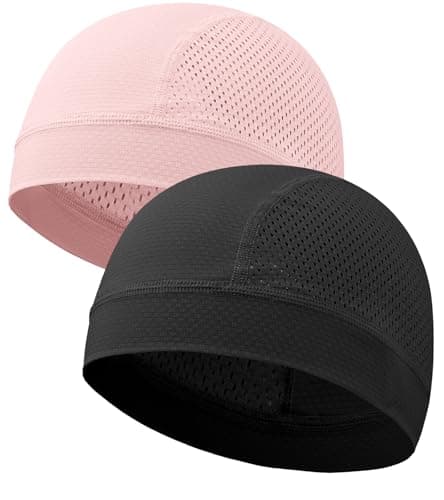 choshion Cooling Skull Caps Helmet Liner Breathable Mesh Stretch Beanie Quick Dry Headwear for Men and Women Cycling Cap - Image 1