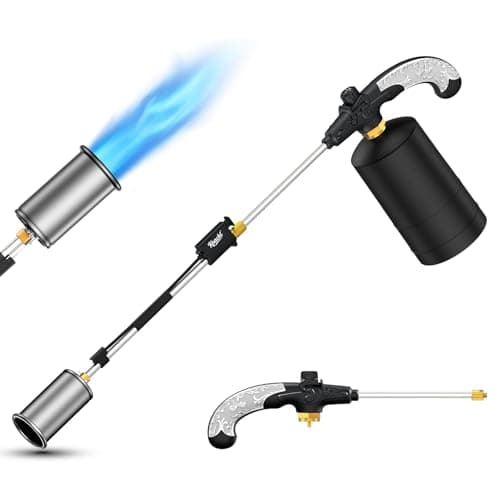 KOACKL Propane Torch Weed Burner, Heavy-Duty Blow Torch, 2372°F High-Heat Output, 30" Extended Reach for Weeding, Snow Melting & Asphalt, Roofing, BBQ, Self-Igniting (Tank Not Included) - Image 1